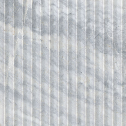 Capri Blue Marble Tile, 12"x24" Valentino Fluto Tile in Honed finish
