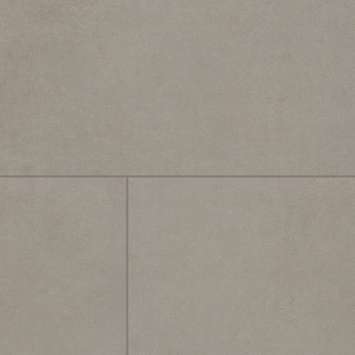 Cementique Silver concrete look porcelain tile, matte finish, 24 by 48 inch view