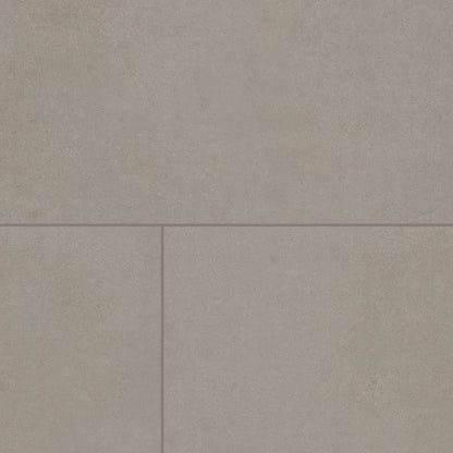 Cementique Silver concrete look porcelain tile, matte finish, 24 by 48 inch view
