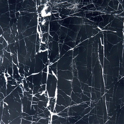 China Black Marble Tile, 12"x12" Tile in Polished finish