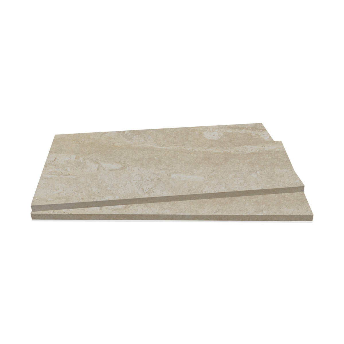 Cordova Avorio porcelain pavers, close up product view showing color and texture