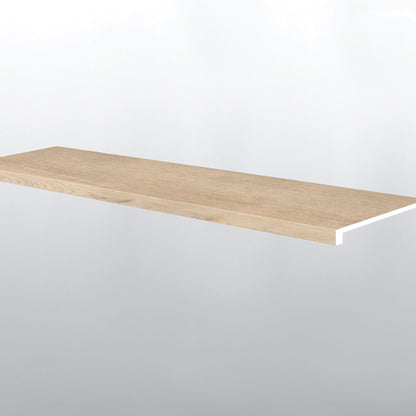 Cyrus 2.0 Chester Hills eased edge stair tread trim for rigid core SPC vinyl plank flooring