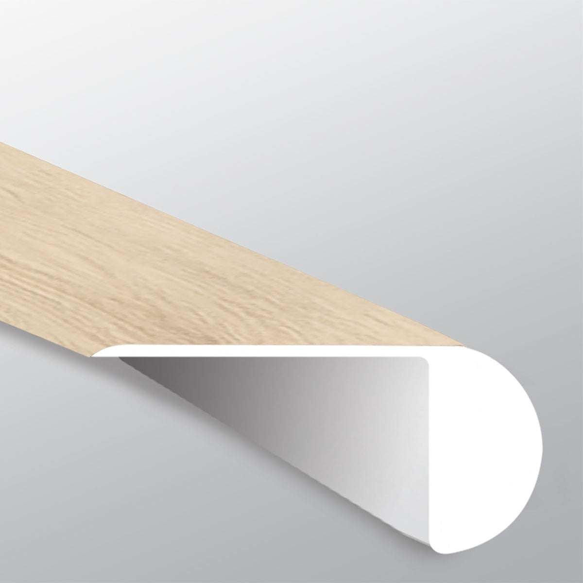 Cyrus 2.0 Chester Hills overlapping stair nose trim for rigid core SPC vinyl plank flooring