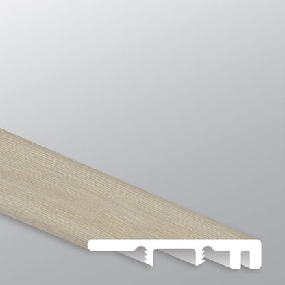 Cyrus 2.0 Honeybella Oak end cap trim for rigid core SPC vinyl plank flooring