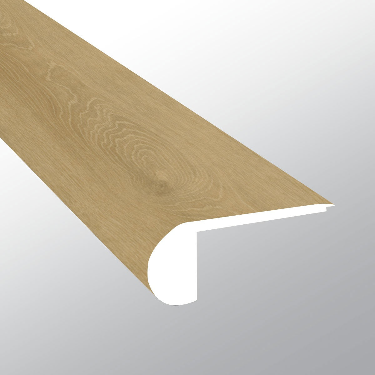 Cyrus 2.0 Valleyview Grove flush stair nose trim for rigid core SPC vinyl plank flooring