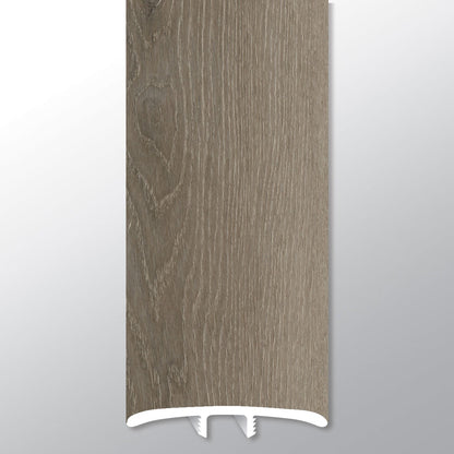 Cyrus Cranton large T-molding trim for rigid core SPC vinyl plank flooring
