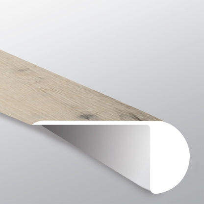 Cyrus Runmill Isle overlapping stair nose trim for rigid core SPC vinyl plank flooring