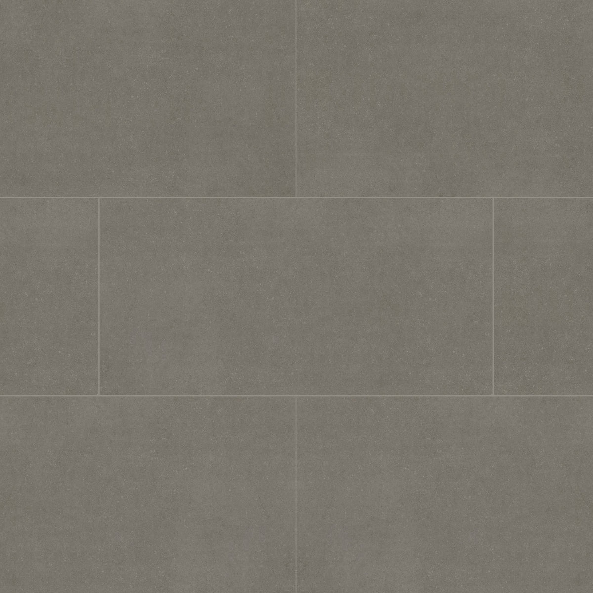 Dimensions Gris concrete look porcelain tile, matte finish, 12 by 24 inch view