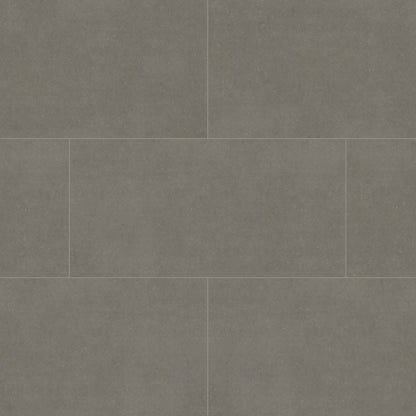 Dimensions Gris concrete look porcelain tile, matte finish, 12 by 24 inch view