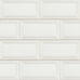 Domino White Glossy Ceramic Subway Tile | KBF Home Improvement