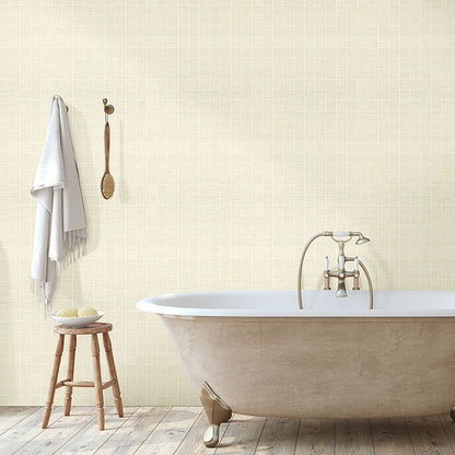 Focus Glacier 2x2 Porcelain Mosaic installed in a finished room