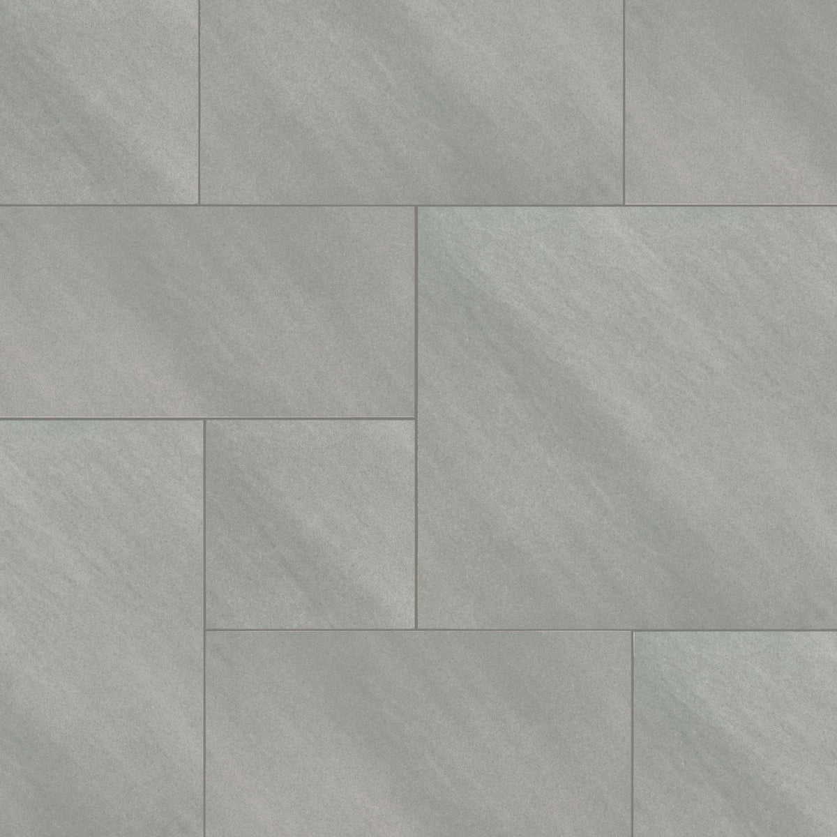 Fossil Snow porcelain pavers, close up product view showing color and texture