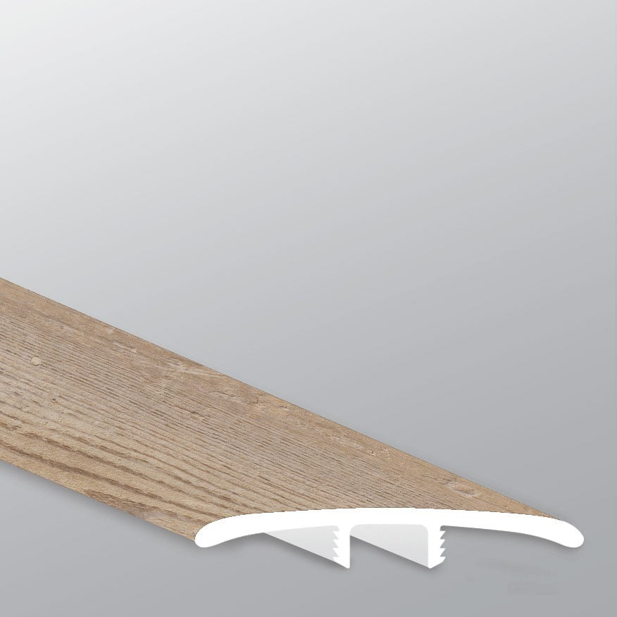 Glenridge Lime Washed Oak T-molding trim for glue down vinyl plank flooring