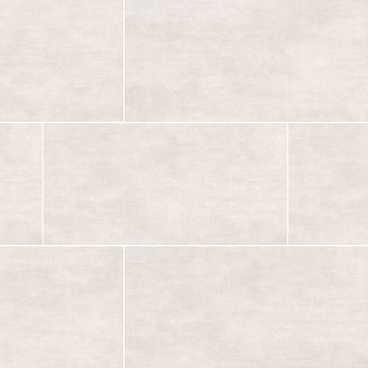 Gridscale Ice concrete look ceramic tile, matte finish, 12 by 24 inch view