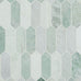 Picket Rustic Tile Icelandic Green Picket Marble Mosaic Tile | KBF Home Improvement