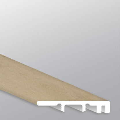 Kallum Benton Blonde end cap trim for loose lay vinyl plank flooring