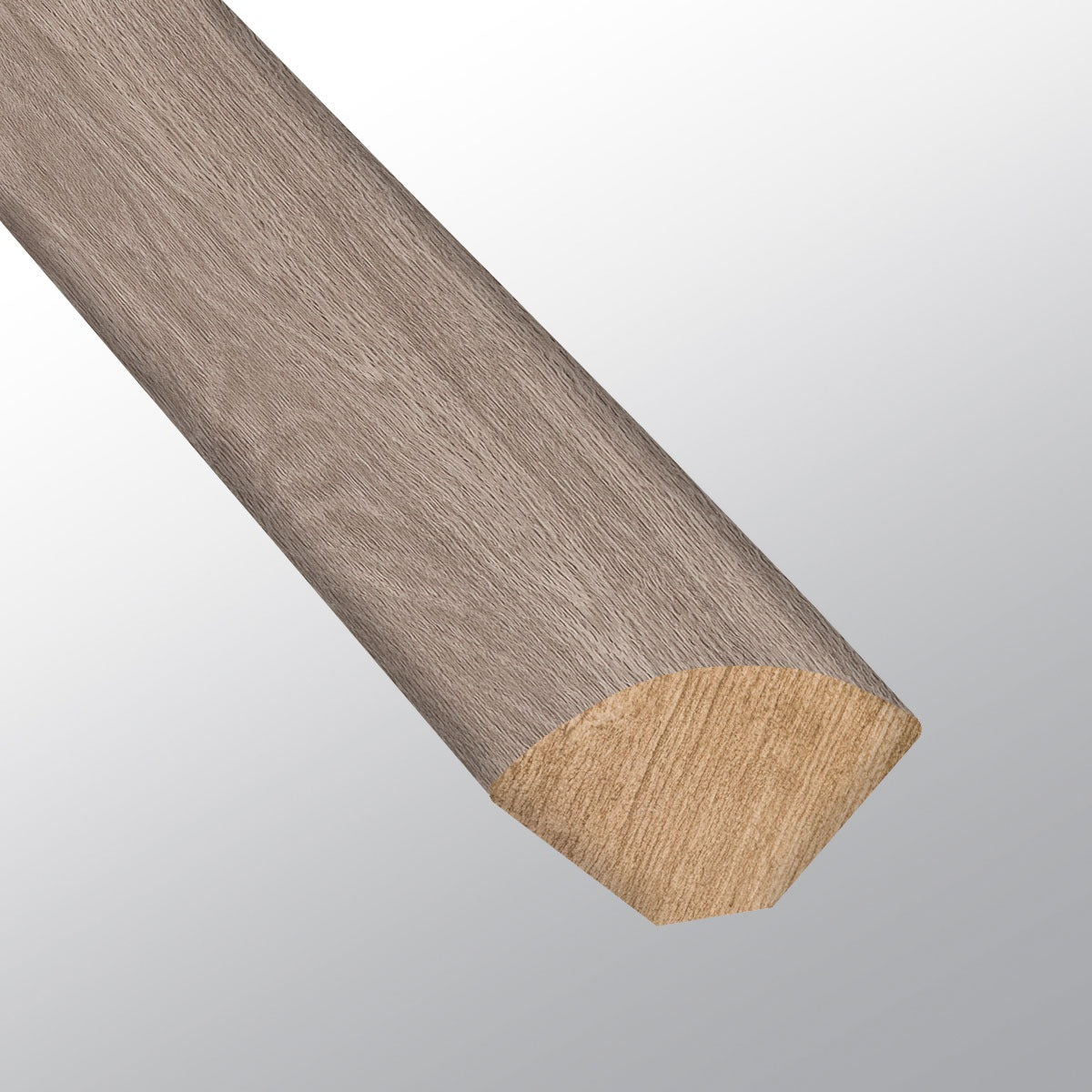 Kallum Bleached Elm quarter round trim for loose lay vinyl plank flooring