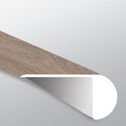Kallum Bleached Elm overlapping stair nose trim for loose lay vinyl plank flooring