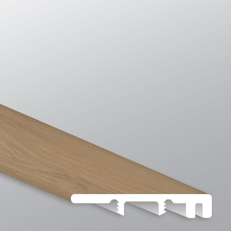 Kallum Larkin end cap trim for loose lay vinyl plank flooring