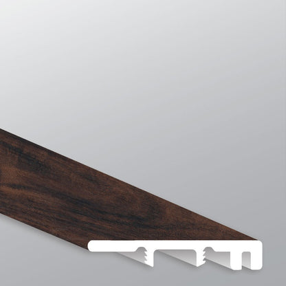 Katavia Burnished Acacia end cap trim for glue down vinyl plank flooring