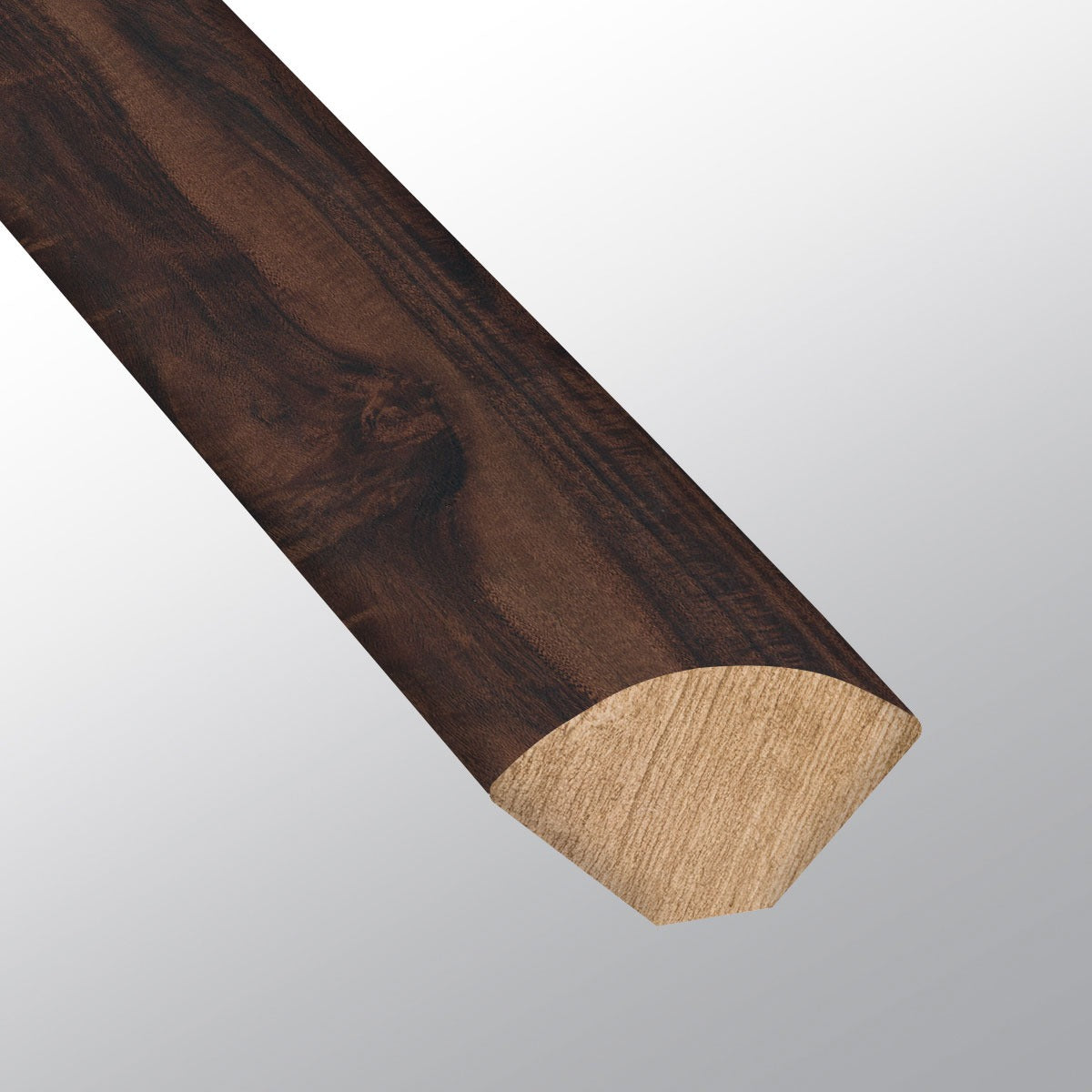Katavia Burnished Acacia quarter round trim for glue down vinyl plank flooring