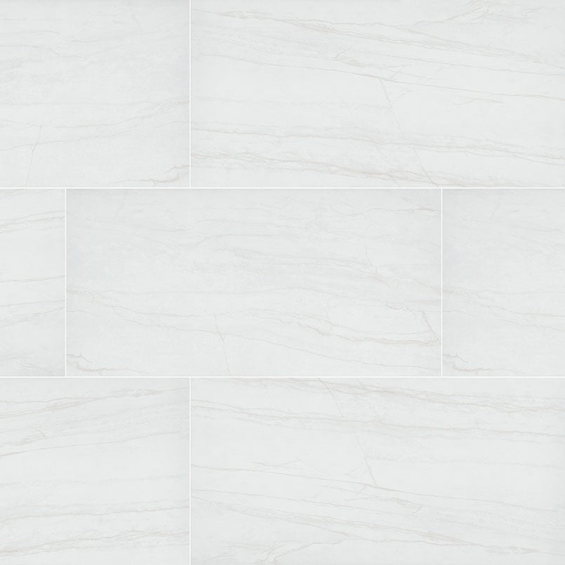 Kaya Zermatta Blanca porcelain pavers, close up product view showing color and texture