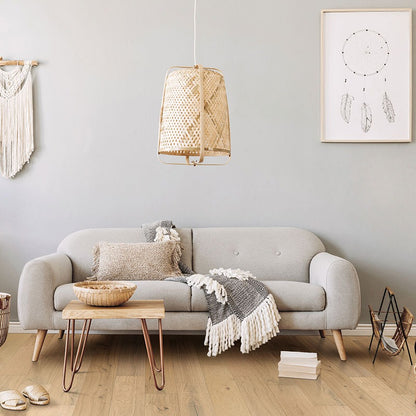 Kelmore Sandora engineered wood flooring installed in a living room