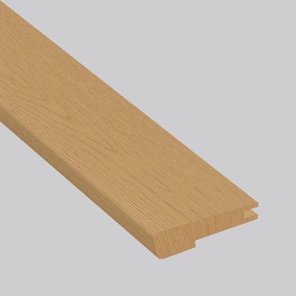 Talren square flush stair nose trim, matching Ladson Talren engineered wood