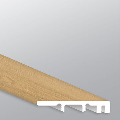 Laurel Bayside Buff end cap trim for rigid core SPC vinyl plank flooring