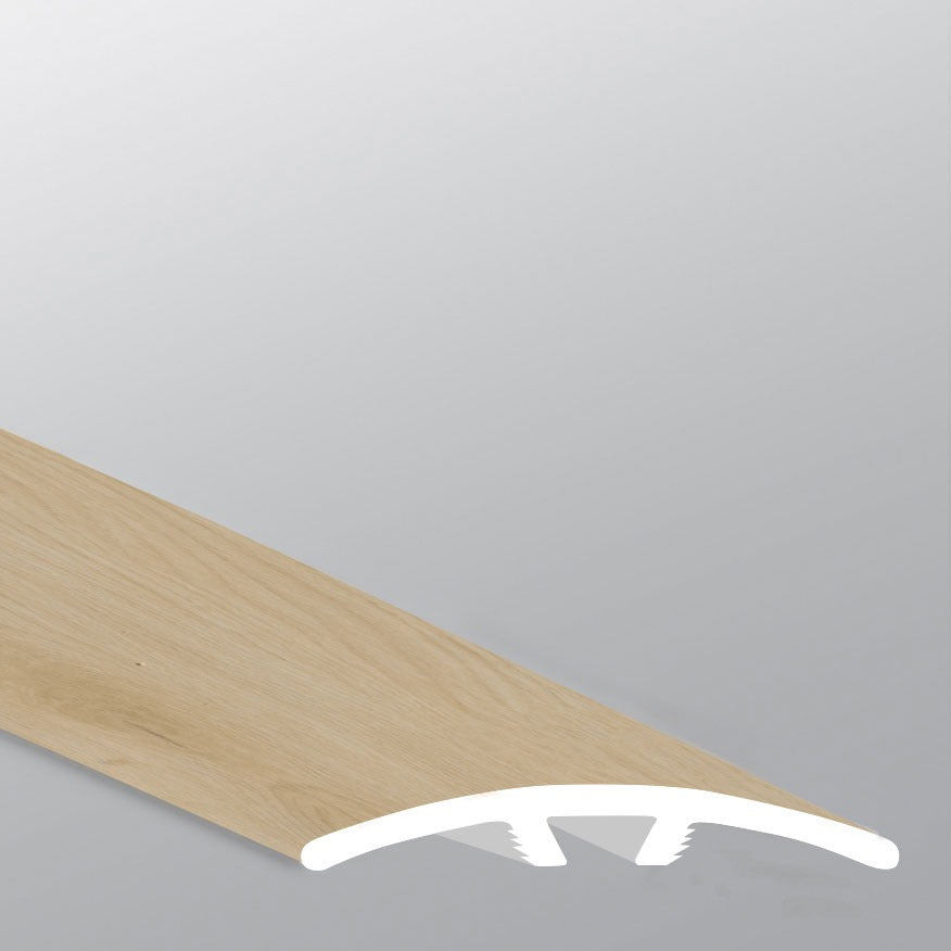 Laurel Fallonton multi purpose T-molding and reducer trim for rigid core SPC vinyl plank flooring