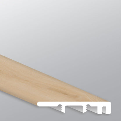 Laurel Fallonton end cap trim for rigid core SPC vinyl plank flooring
