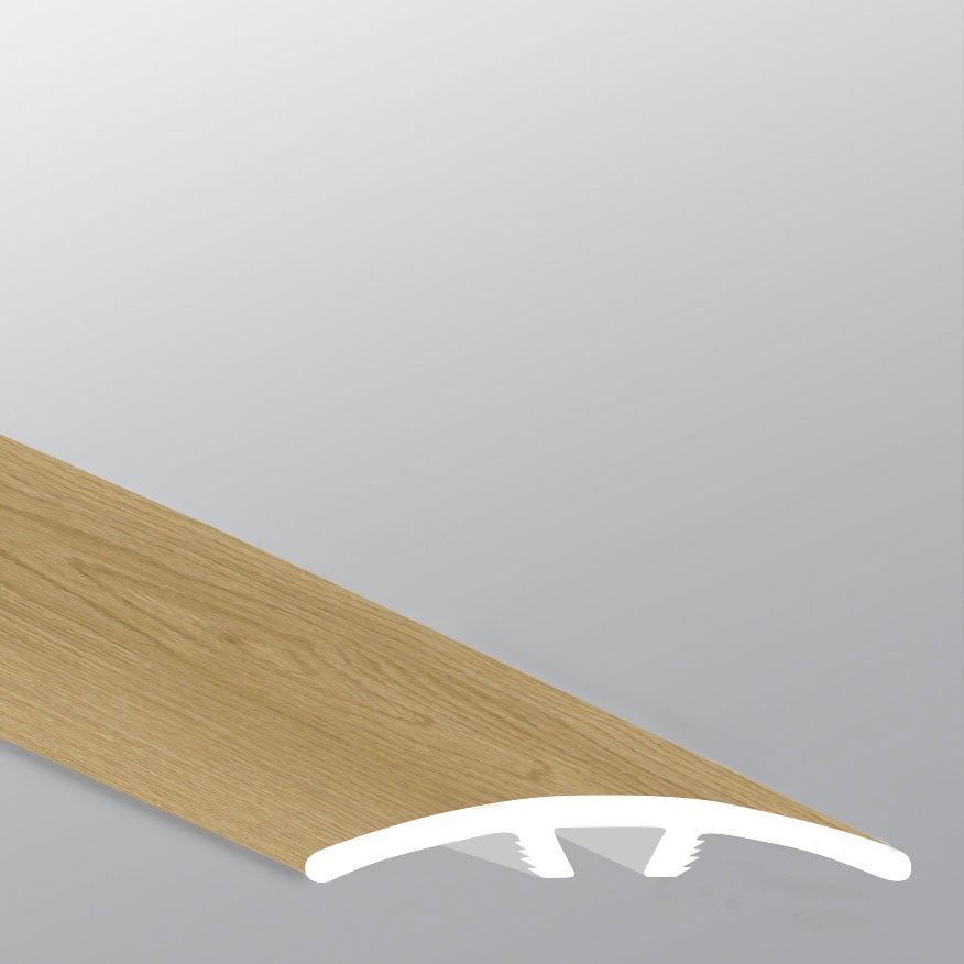 Laurel Reserve Bayside Buff multi purpose T-molding and reducer trim for rigid core SPC vinyl plank flooring