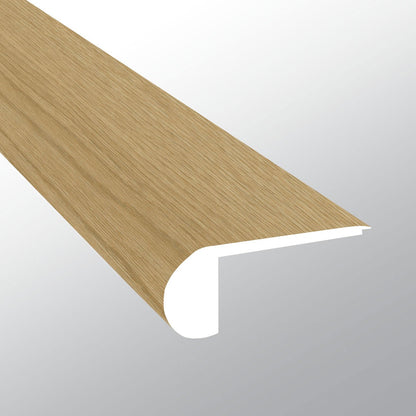 Laurel Reserve Bayside Buff flush stair nose trim for rigid core SPC vinyl plank flooring