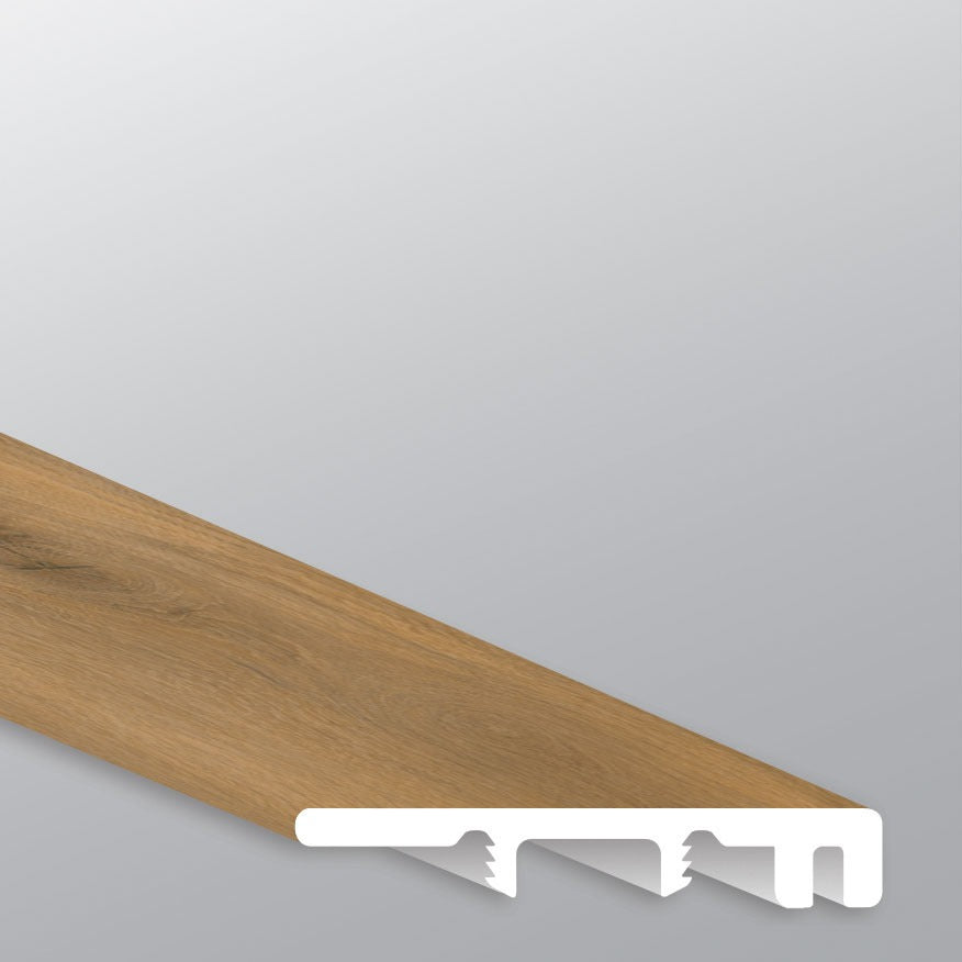 Laurel Reserve Scandi end cap trim for rigid core SPC vinyl plank flooring