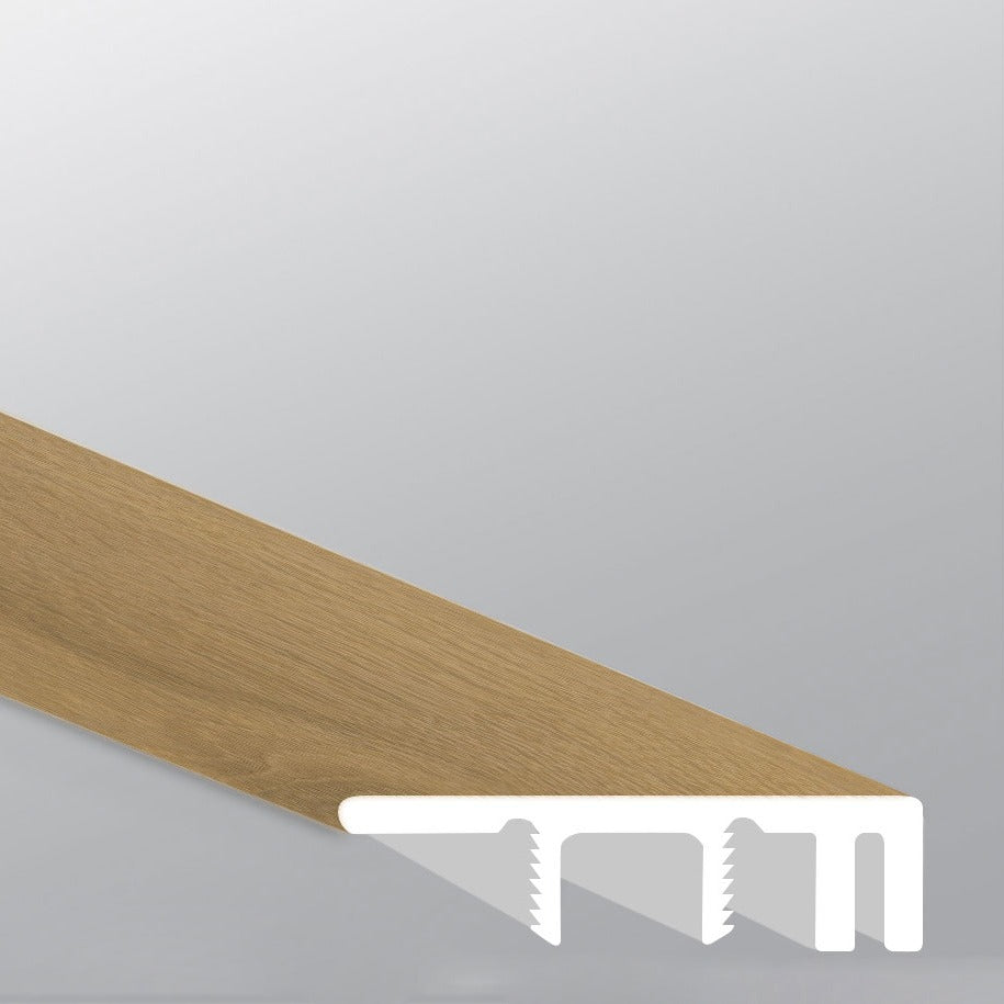 Laurel Reserve Scandi large end cap trim for rigid core SPC vinyl plank flooring
