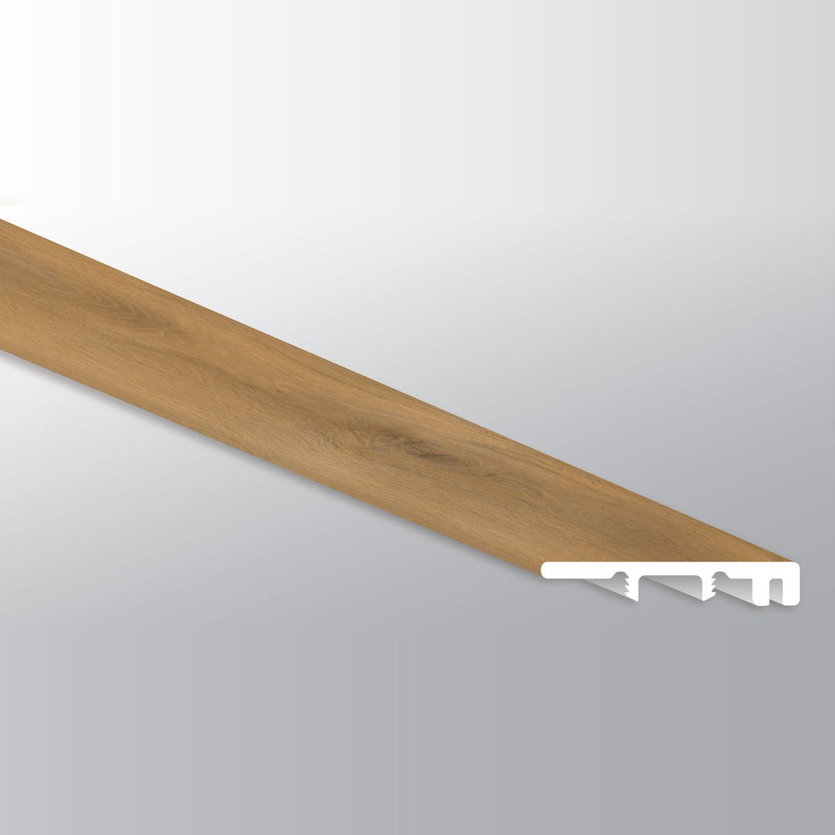 Laurel Scandi end cap trim for SPC rigid core vinyl flooring