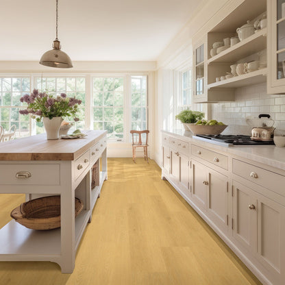 Laurel Selbourne SPC rigid core vinyl flooring installed in a kitchen