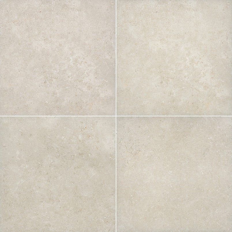 Livingstyle Pearl porcelain pavers, close up product view showing color and texture
