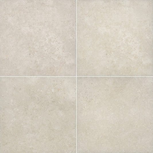 Livingstyle Pearl porcelain pavers, close up product view showing color and texture