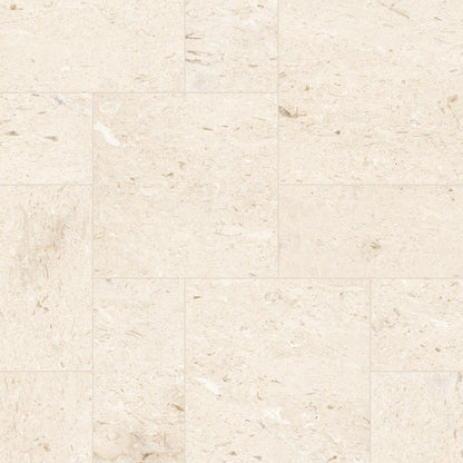 Mayra White natural stone pool coping, close up product view showing color and texture