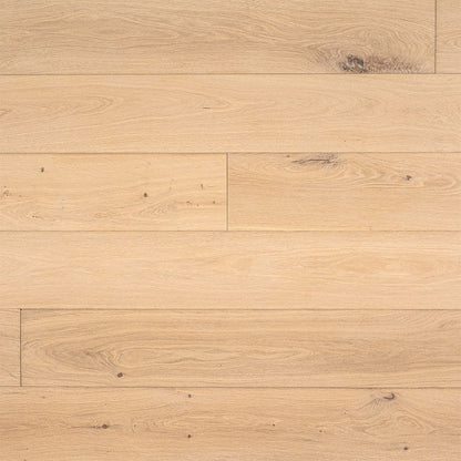 McCarran Tualatin Blonde engineered wood flooring, top down plank view