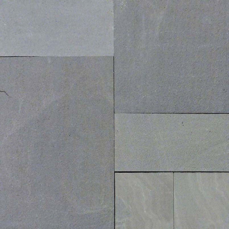 Mountain Bluestone natural stone pool coping, close up product view showing color and texture
