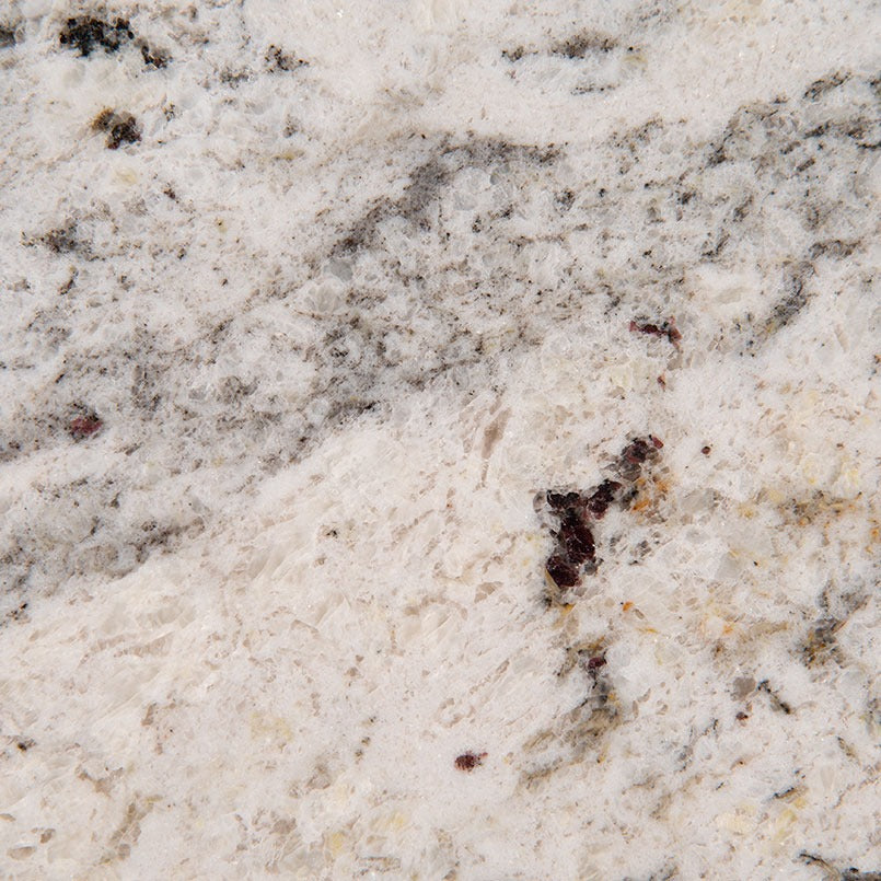 African Rainbow granite slab, close up of the surface