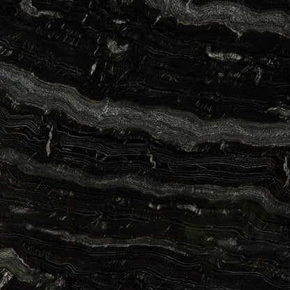 Agatha Black granite slab, close up of the surface