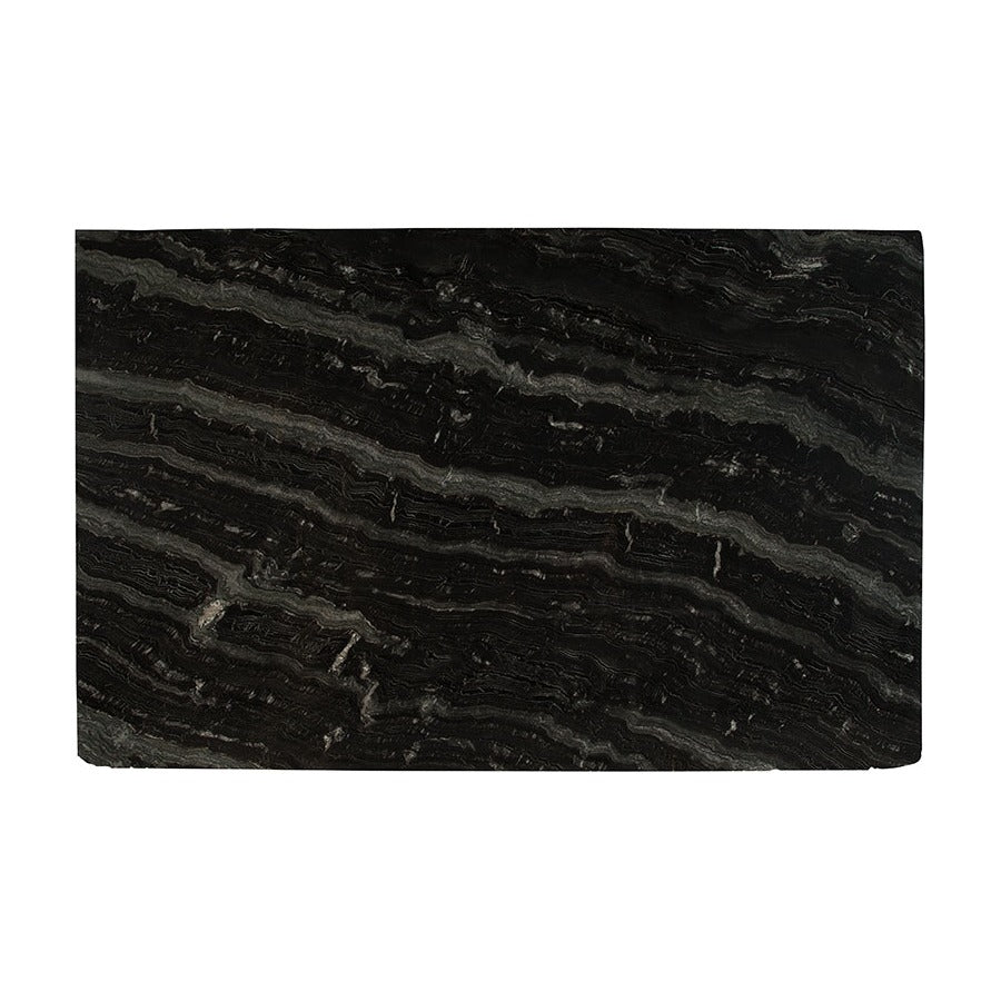 Agatha Black granite slab, full slab view
