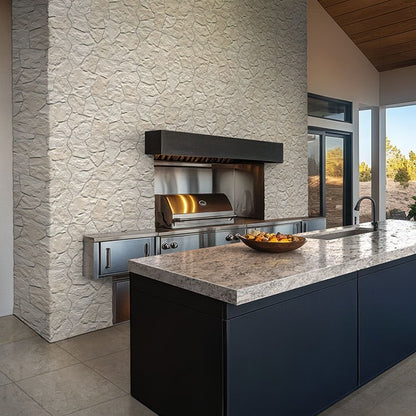 Alpine Valley granite countertop installed in a kitchen
