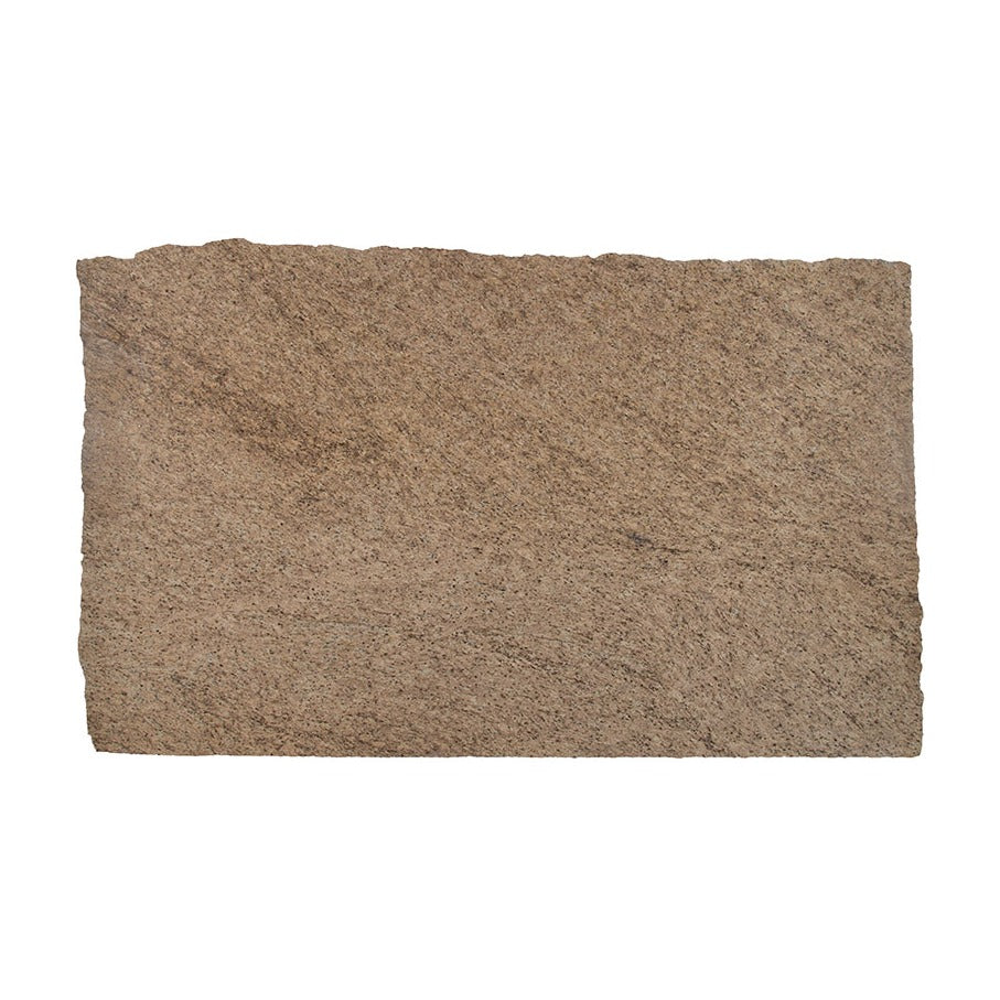 Amarello Ornamental granite slab, full slab view