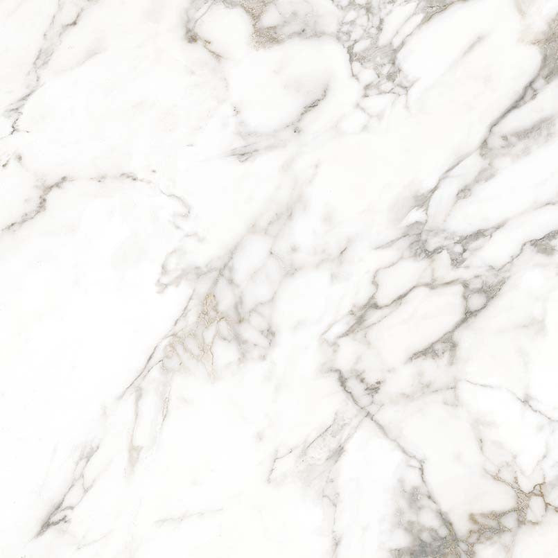 Arabascato Visio porcelain slab, close up of the surface
