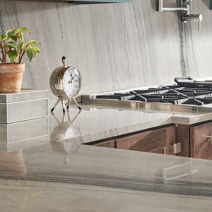 Audacia quartzite installed in a room setting