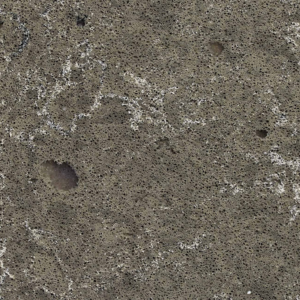 Babylon Gray quartz slab, close up of the surface